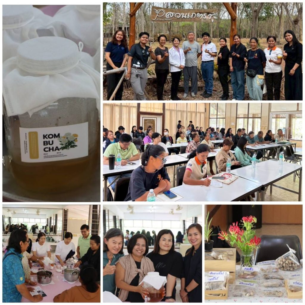 วว. ถ่ายทอดองค์ความรู้เชิงปฏิบัติการ “แปรรูปผลิตภัณฑ์จากดอกไม้กินได้ /การปลูกเลี้ยงปทุมมา” ขับเคลื่อนการเพิ่มศักยภาพการผลิตปลูกเลี้ยงไม้ดอกไม้ประดับในภูมิภาคต่าง ๆ&nbsp;ของประเทศไทย