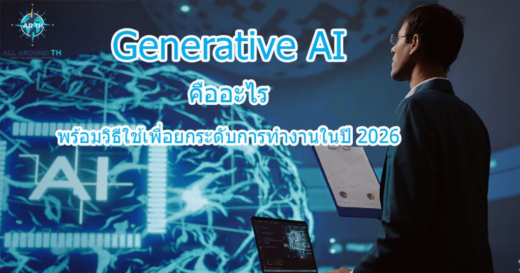 Generative AI คืออะไร พร้อมวิธีใช้เพื่อยกระดับการทำงานในปี 2026
