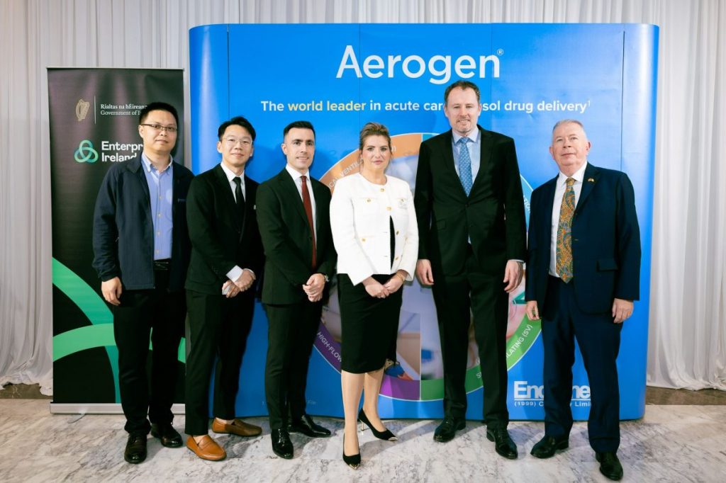 Aerogen และ Enterprise Ireland ร่วมขับเคลื่อนนวัตกรรมการพ่นยาแบบละอองฝอย เพื่อยกระดับการดูแลผู้ป่วยโรคระบบทางเดินหายใจในประเทศไทย